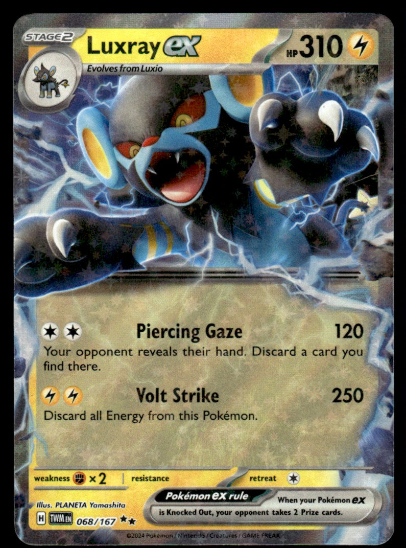 Luxray ex 068/167 - Twilight Masquerade - Scarlet & Violet
