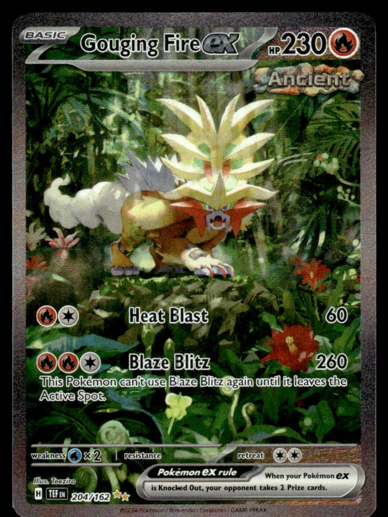 Gouging Fire ex 204/162 - Temporal Forces - Scarlet & Violet