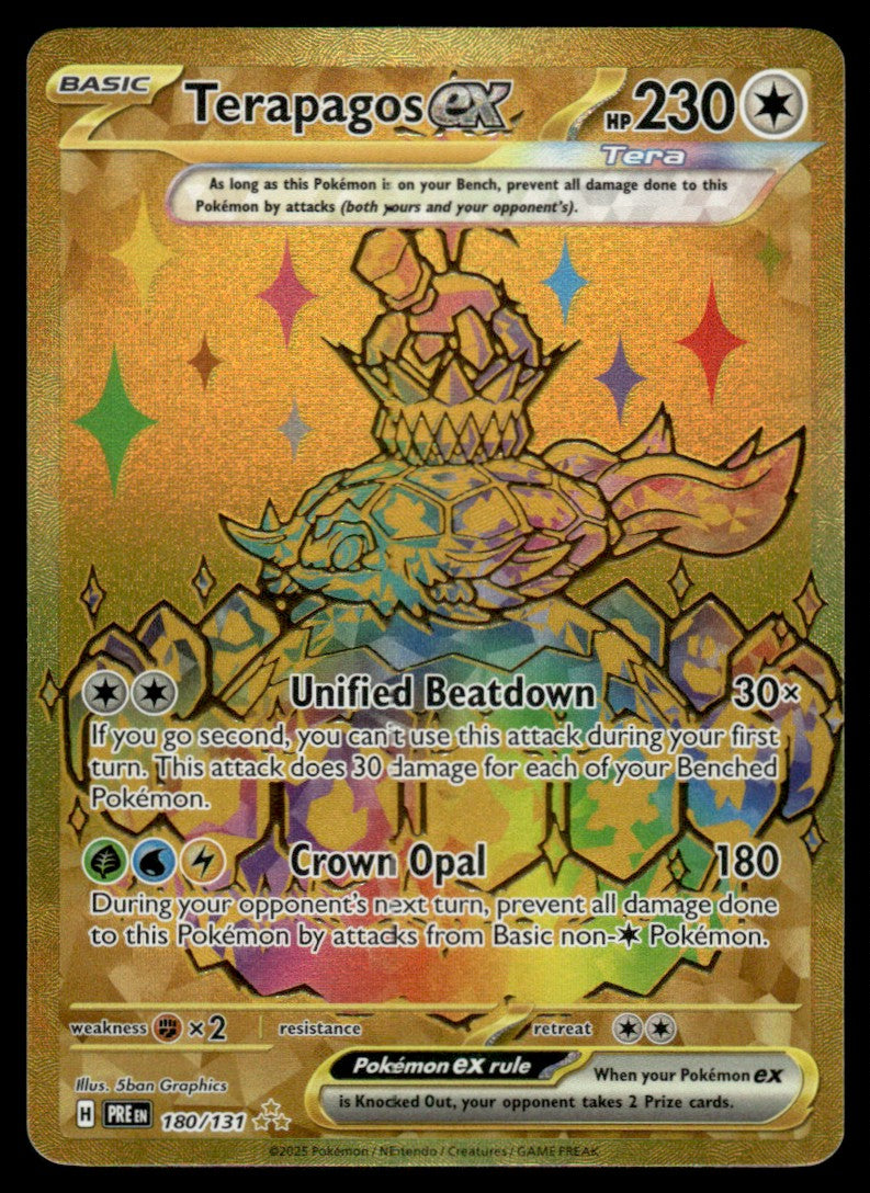 Terapagos ex 180/131 - Prismatic Evolutions - Scarlet & Violet