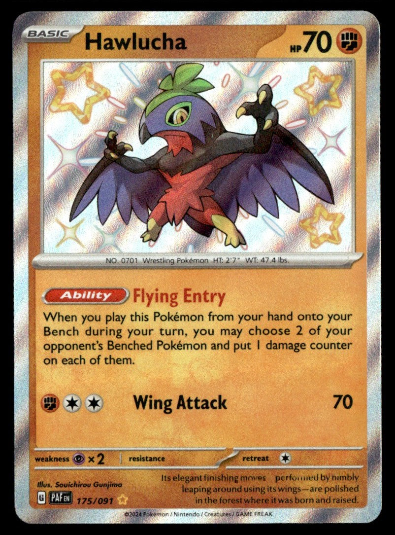 Hawlucha 175/091 - Paldean Fates - Scarlet & Violet