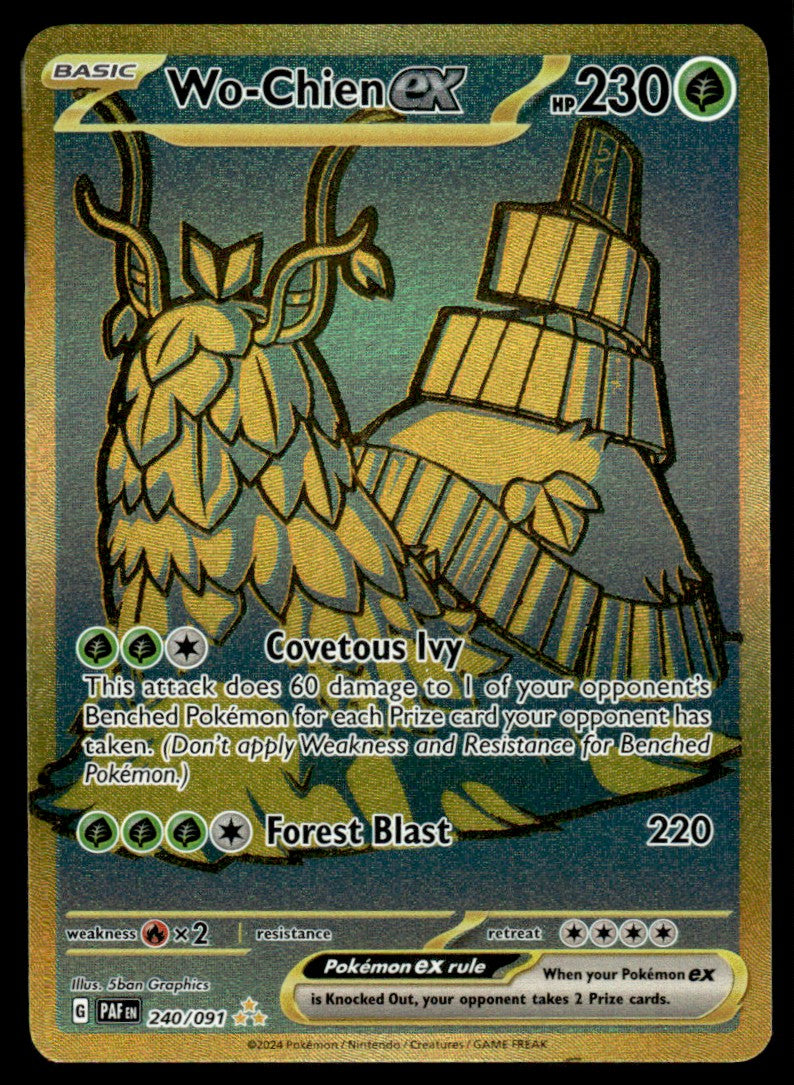 Wo-Chien ex 240/091 - Paldean Fates - Scarlet & Violet