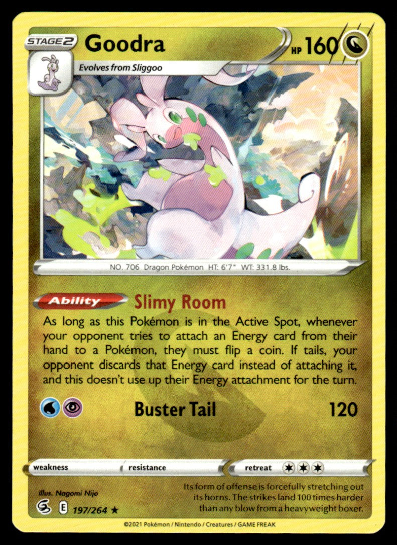 Goodra 197/264 Rare - Fusion Strike - Sword & Shield