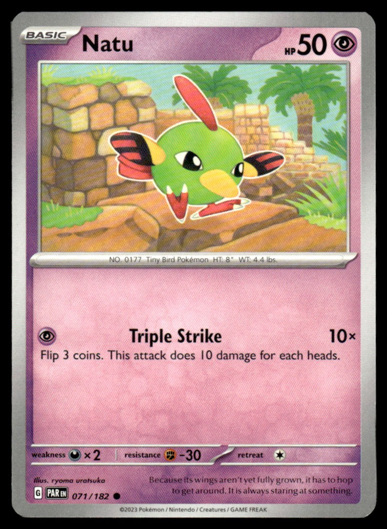 Natu 071/182 Comun - Paradox Rift - Scarlet & Violet