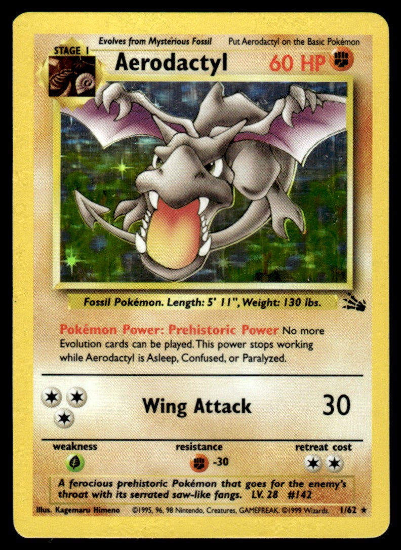 Aerodactyl Holo - LP - Fossil