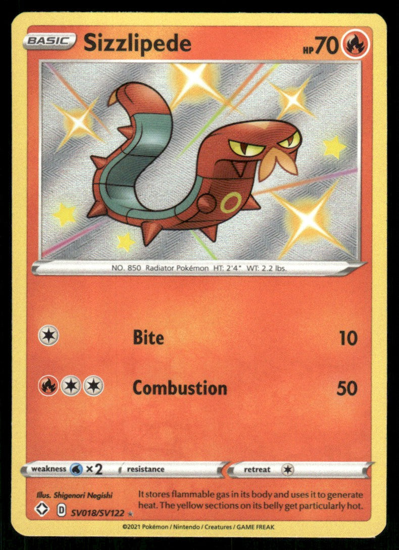 Sizzlipede SV018/SV122 - Shining Fates - Sword & Shield