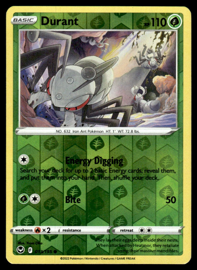 Durant 013/195 Reverse - Silver Tempest - Sword & Shield