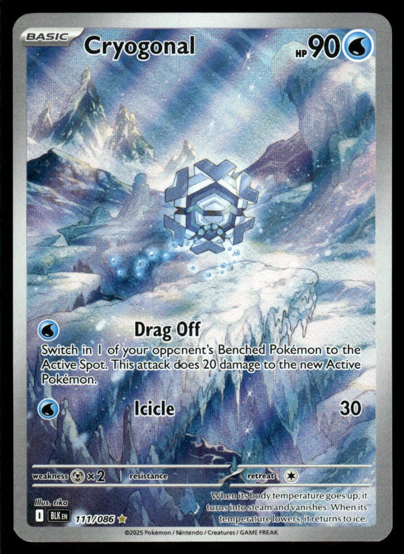 Cryogonal 111/086 - Black Bolt - Scarlet & Violet