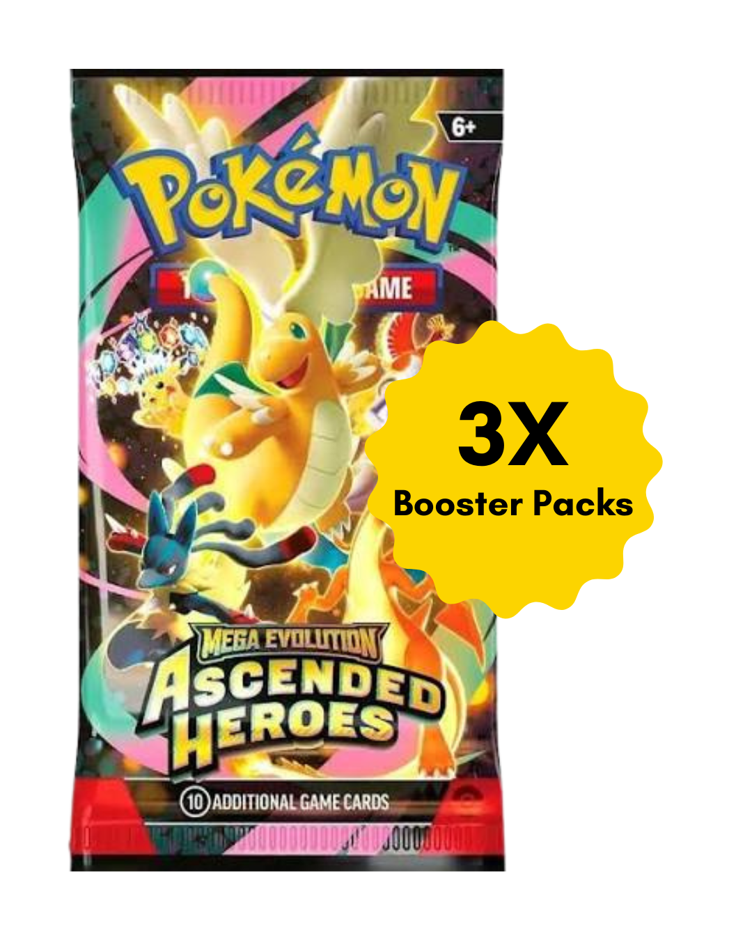 3x Booster Packs Ascended Heroes - Ingles