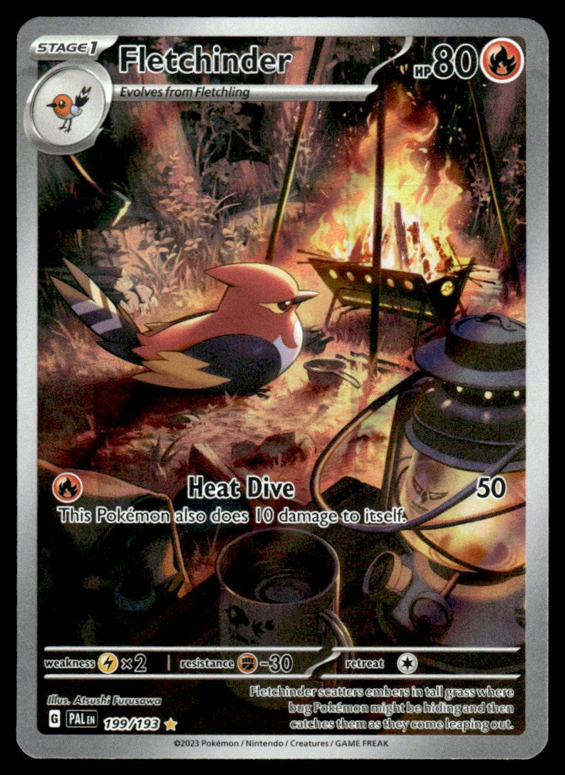 Fletchinder 199/193 - Paldea Evolved - Scarlet & Violet