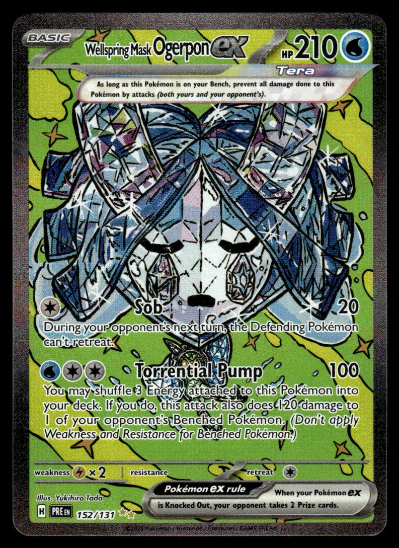 Wellspring Mask Ogerpon ex 152/131 - Prismatic Evolutions - Scarlet & Violet