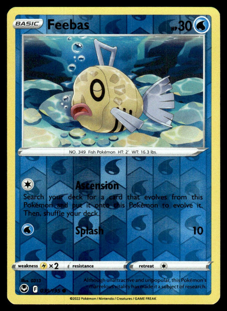 Feebas 039/195 Reverse - Silver Tempest - Sword & Shield