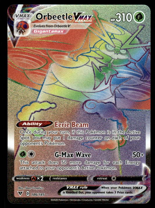 Orbeetle VMAX 186/185 - Vivid Voltage - Sword & Shield