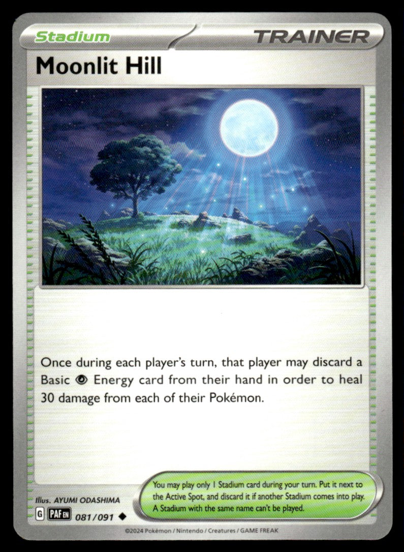Moonlit Hill 081/091 Uncomon - Paldean Fates - Scarlet & Violet