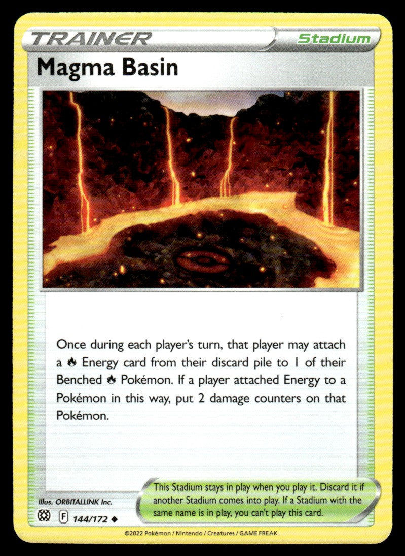 Magma Basin 144/172 Uncomon - Brilliant Stars - Sword & Shield