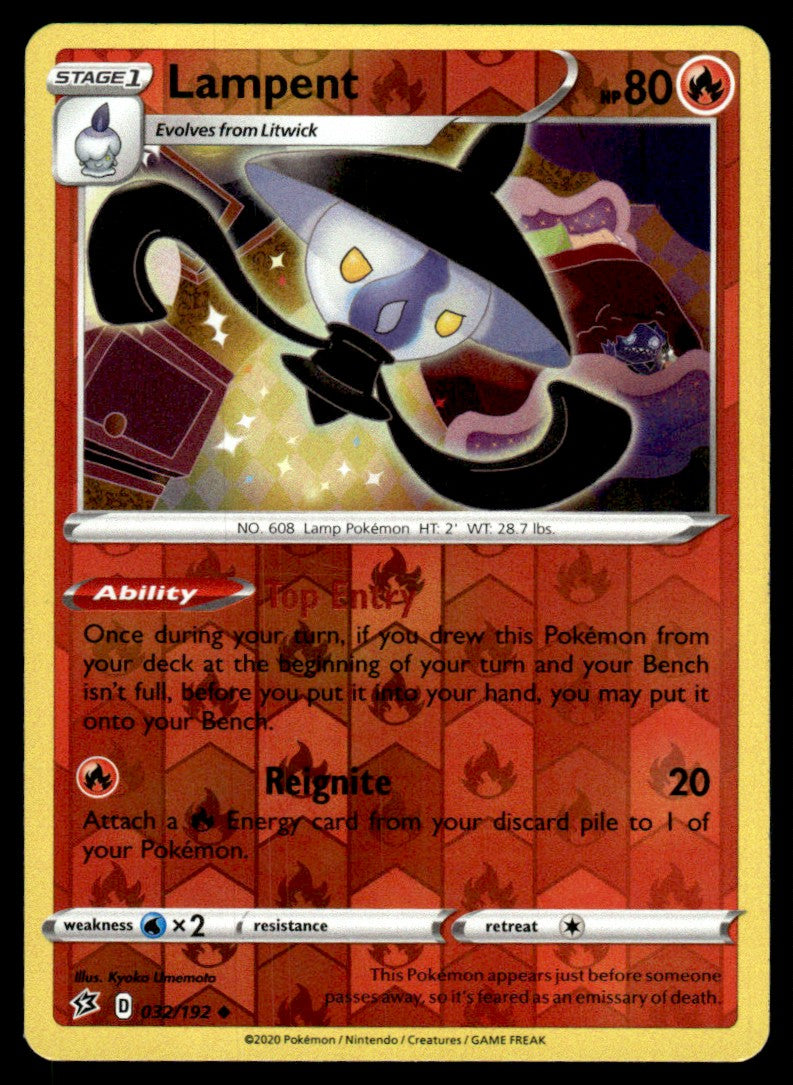 Lampent 032/192 Reverse - Rebel Clash - Sword & Shield