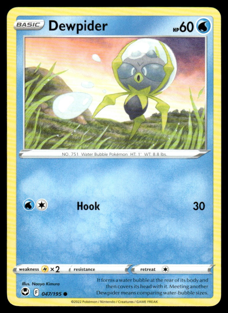 Dewpider 047/195 Comun - Silver Tempest - Sword & Shield