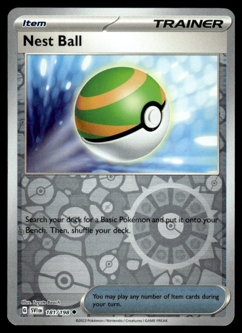 Nest Ball 181/198 Reverse - Scarlet & Violet Base Set - Scarlet & Violet