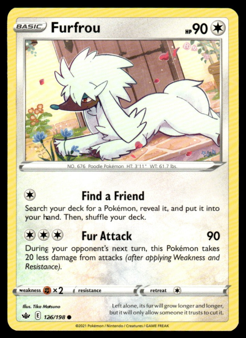 Furfrou 126/198 Comun - Chilling Reign - Sword & Shield