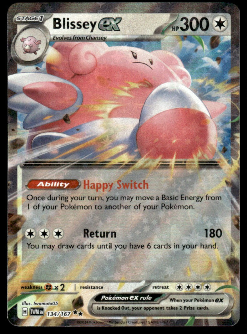 Blissey ex 134/167 - Twilight Masquerade - Scarlet & Violet