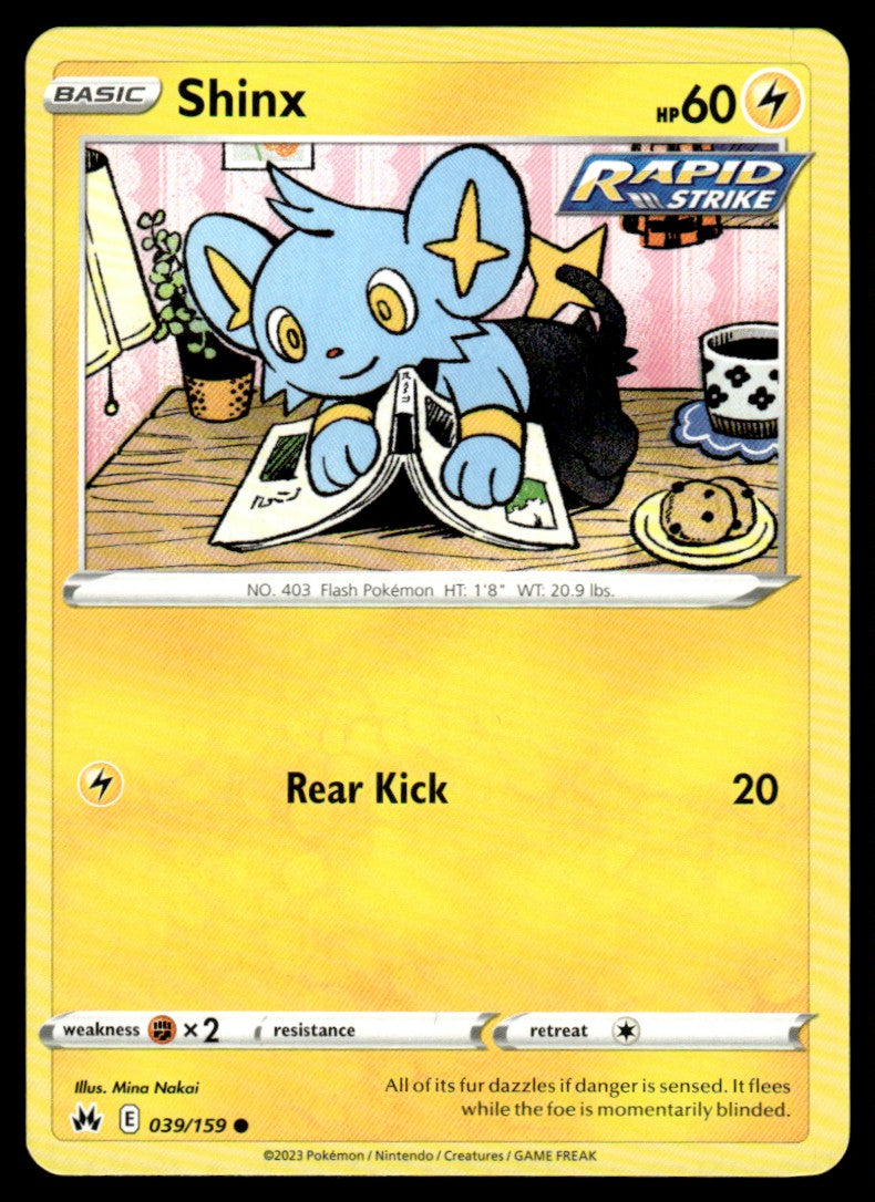 Shinx 039/159 Comun - Crown Zenith - Sword & Shield
