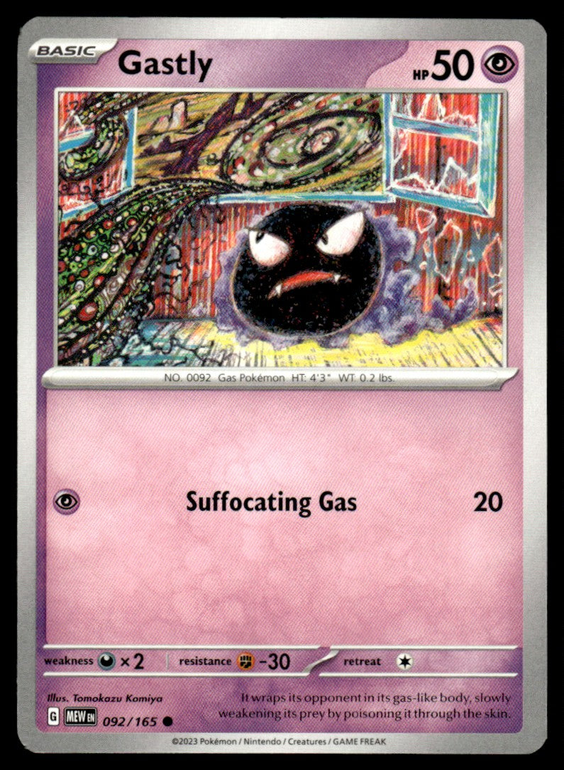 Gastly 092/165 Comun - Scarlet & Violet - 151 - Scarlet & Violet