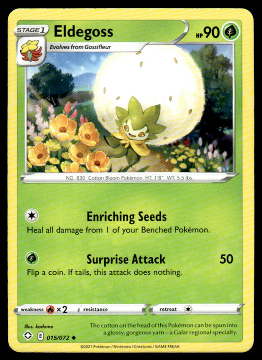 Eldegoss 015/072 Uncomon - Shining Fates - Sword & Shield