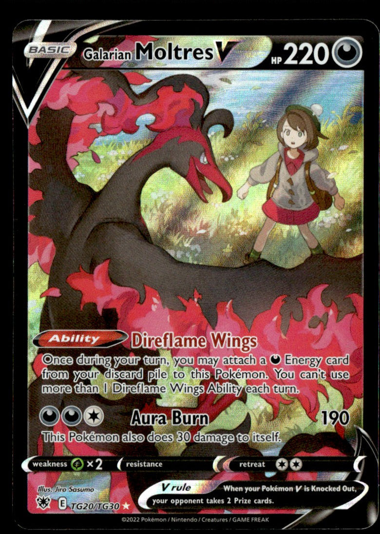 Galarian Moltres V TG20/TG30 - Astral Radiance - Trainer Gallery - Sword & Shield