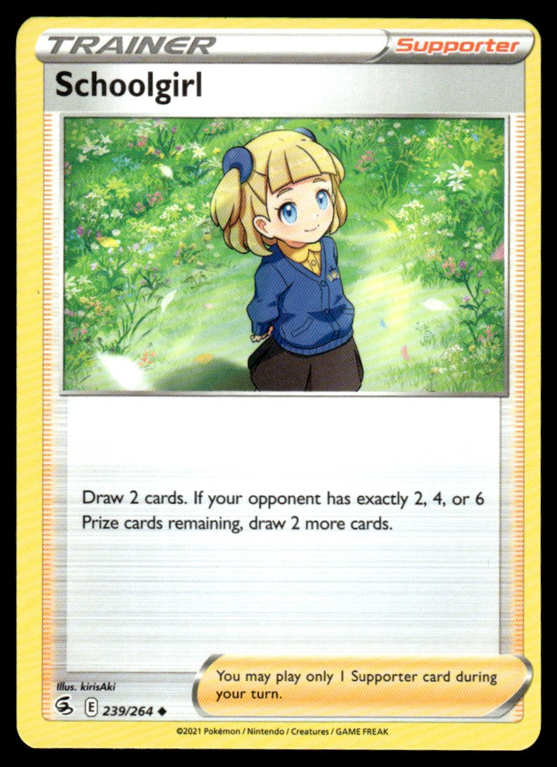 Schoolgirl 239/264 Uncomon - Fusion Strike - Sword & Shield