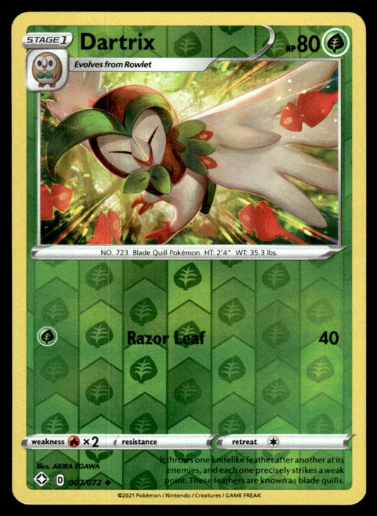 Dartrix 007/072 Reverse - Shining Fates - Sword & Shield