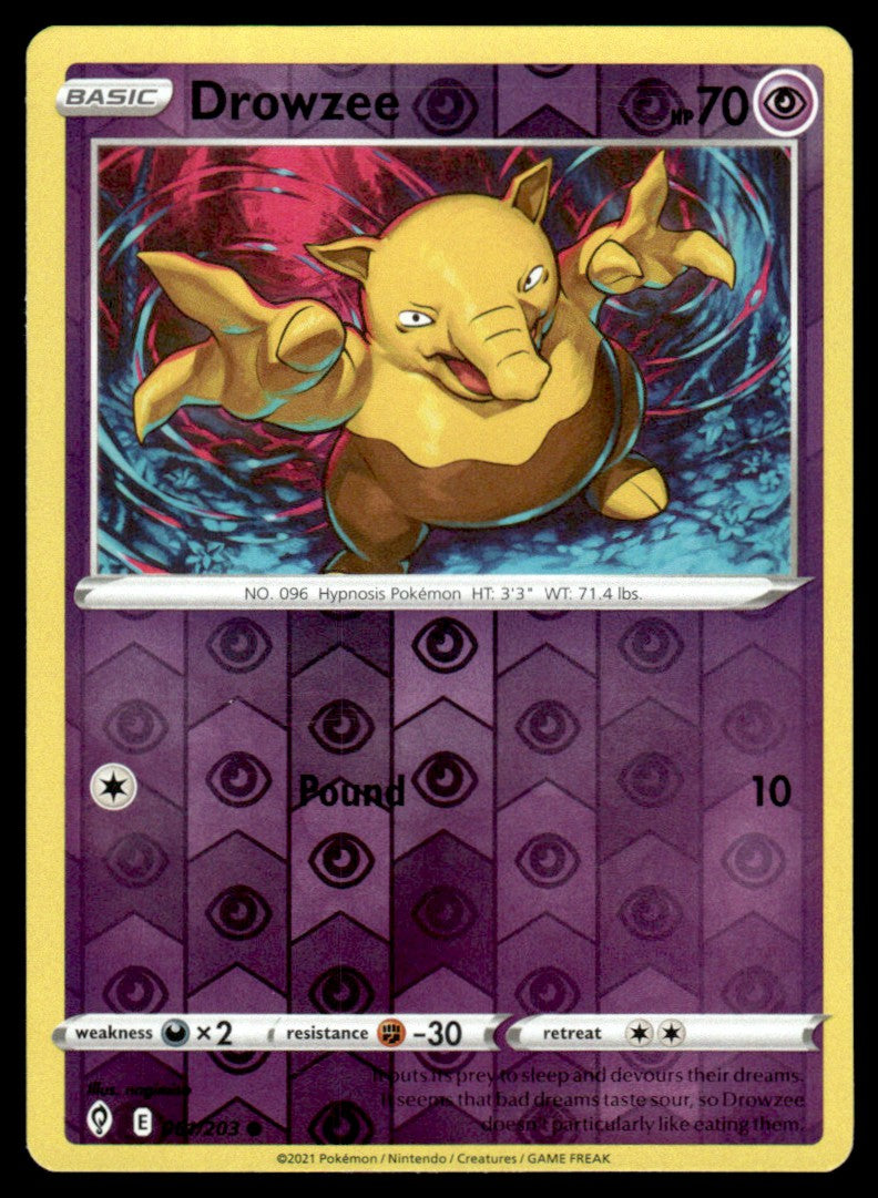 Drowzee 061/203 Reverse - Evolving Skies - Sword & Shield