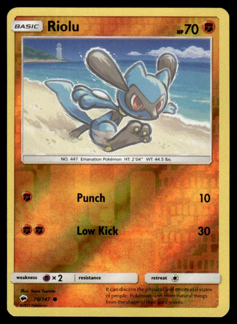 NM - Riolu 70 - Reverse - Burning Shadows