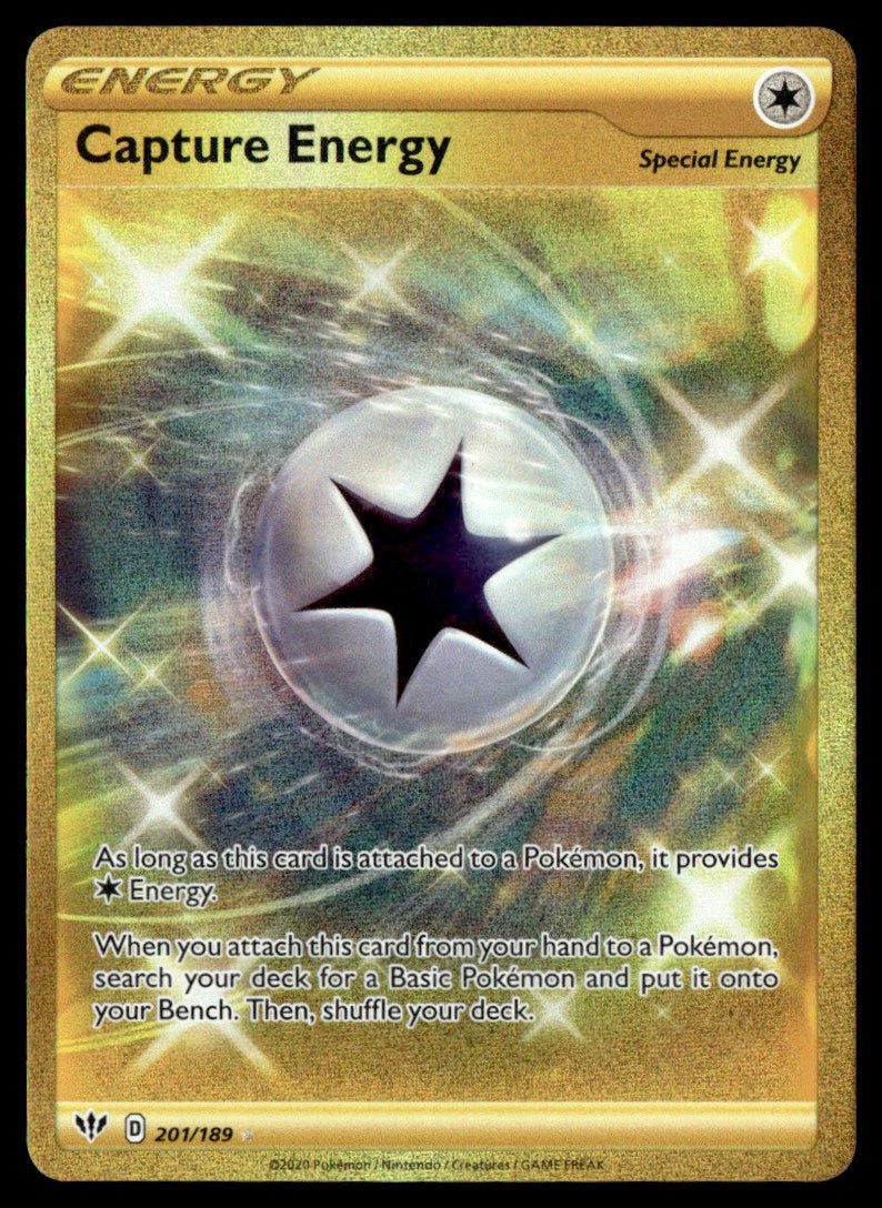 Capture Energy 201/189 - Darkness Ablaze - Sword & Shield