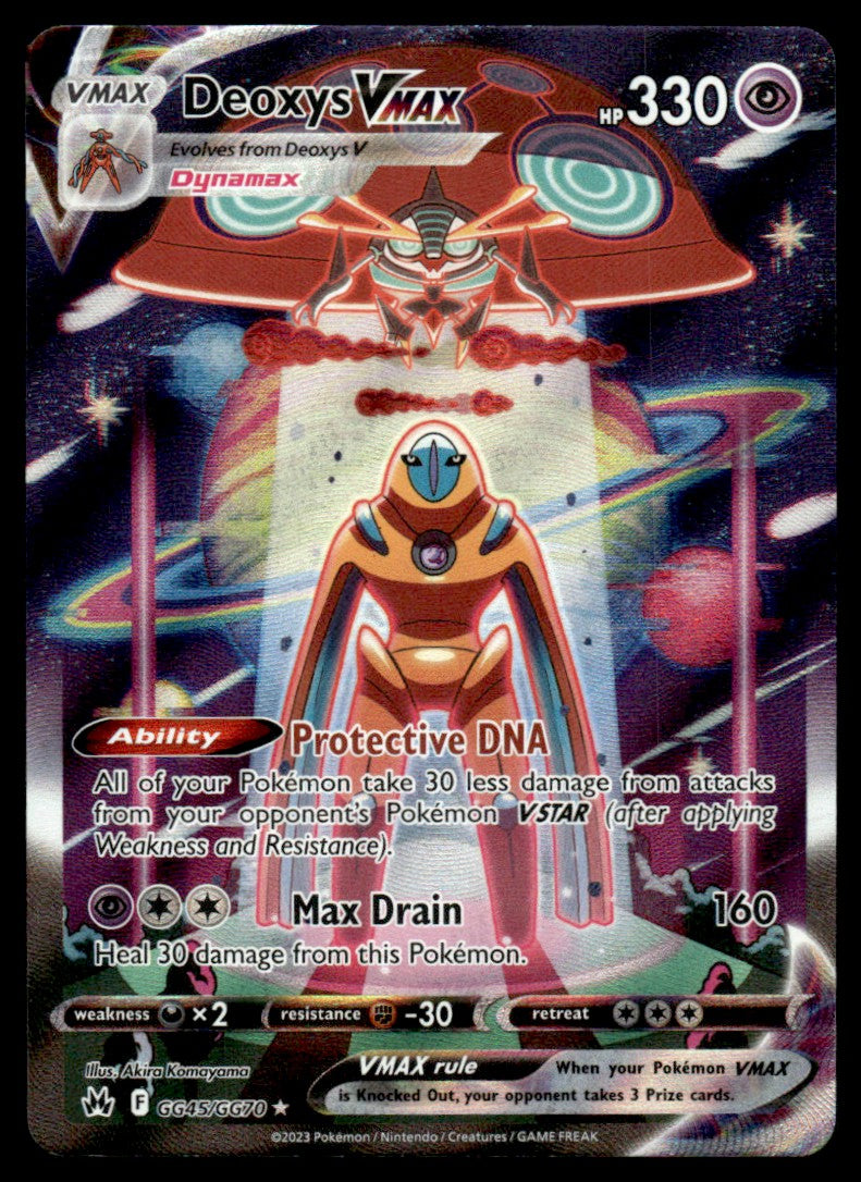 Deoxys VMAX GG45/GG70 - Crown Zenith - Galarian Gallery - Sword & Shield