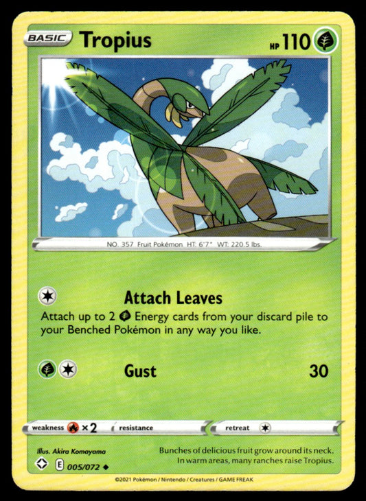 Tropius 005/072 Uncomon - Shining Fates - Sword & Shield