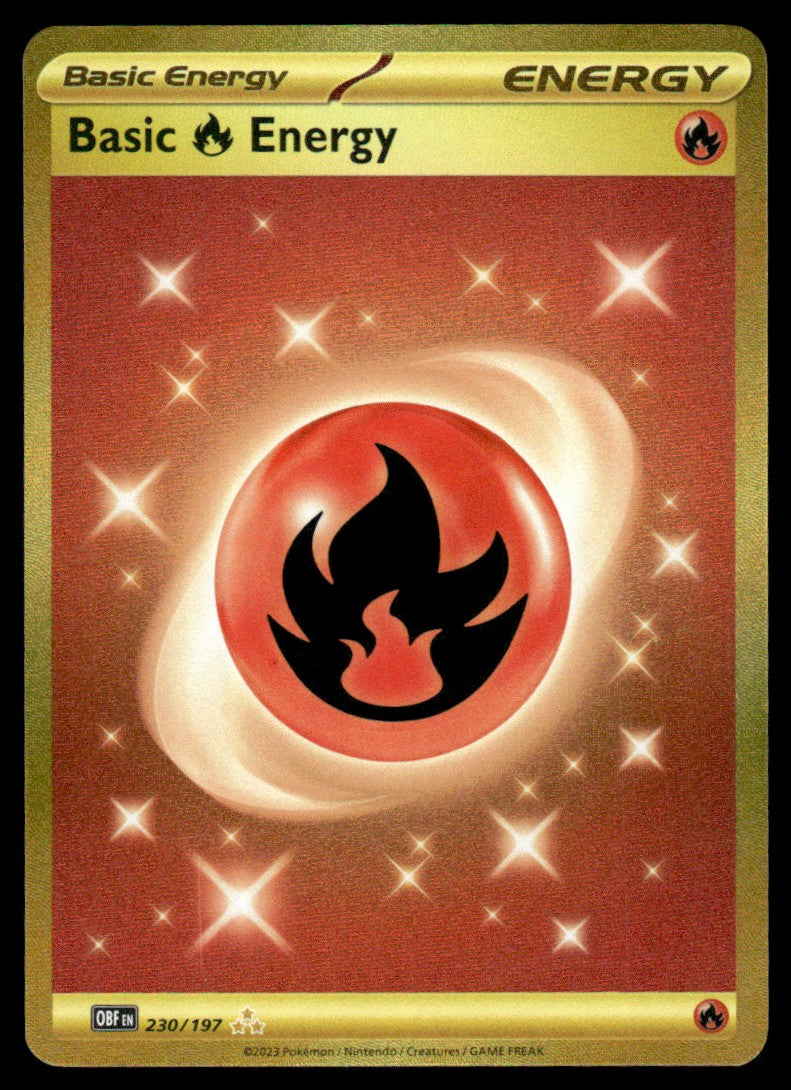 Basic Fire Energy 230/197 - Obsidian Flames - Scarlet & Violet