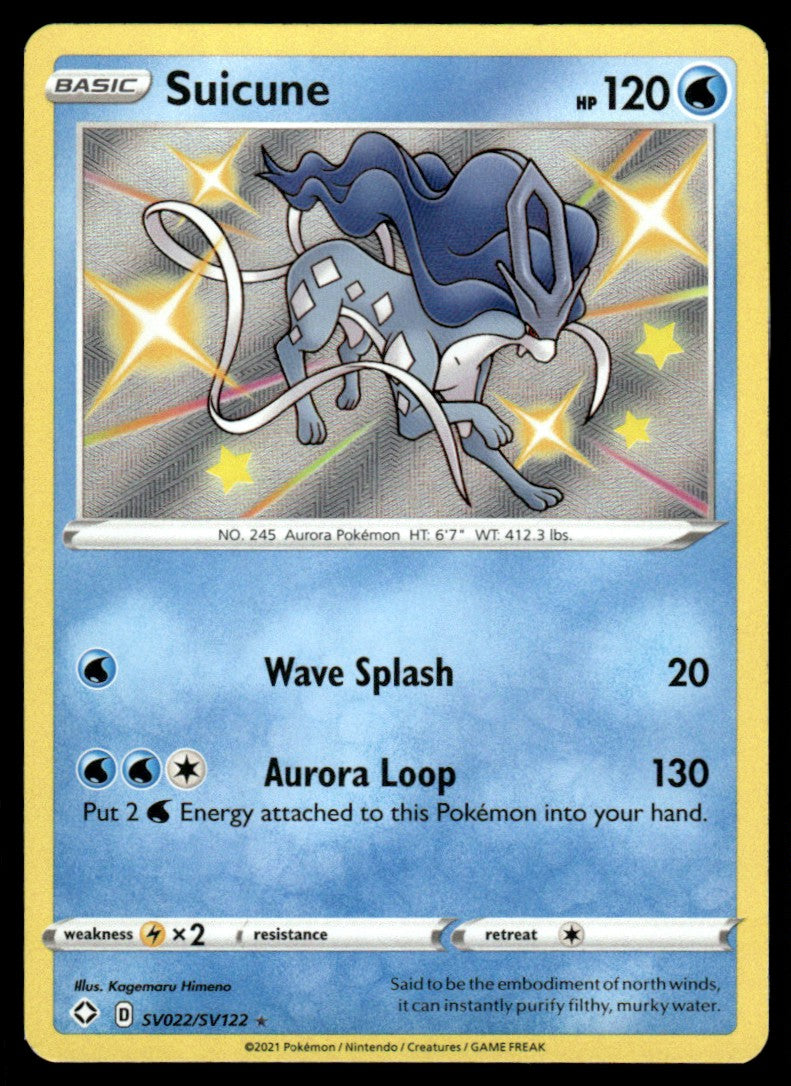 Suicune SV022/SV122 - Shining Fates - Sword & Shield