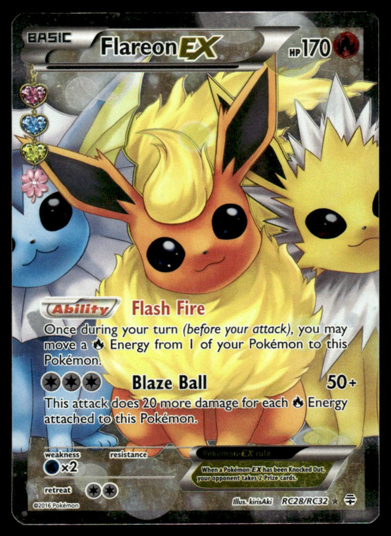 LP Flareon EX RC28 - Generations Radiant Collection