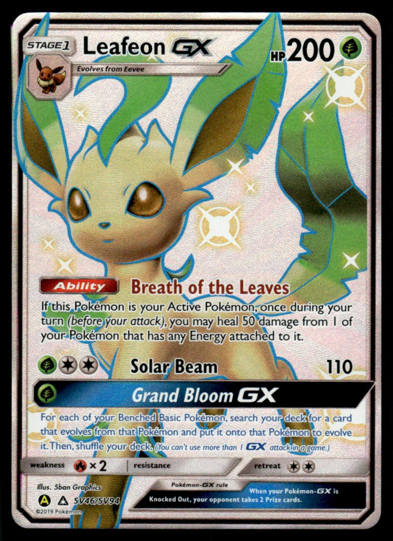 NM Leafeon-GX SV46 - Ultra Prism