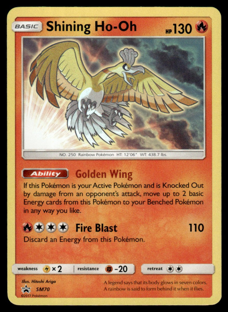 NM Shining Ho-Oh SM70 - Sun & Moon Promos