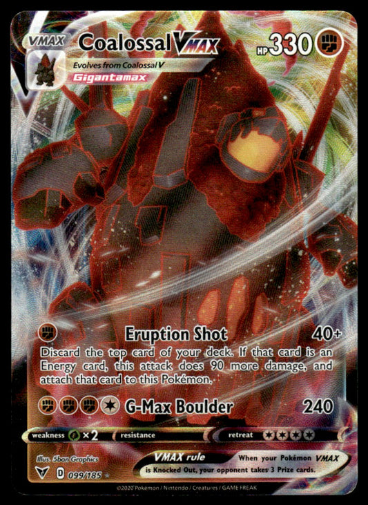 Coalossal VMAX 099/185 - Vivid Voltage - Sword & Shield