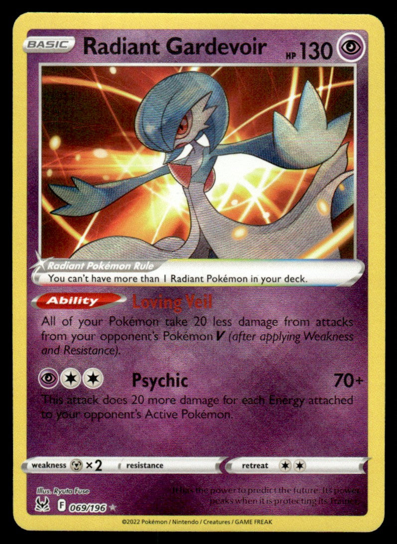 Radiant Gardevoir 069/196 - Lost Origin - Sword & Shield