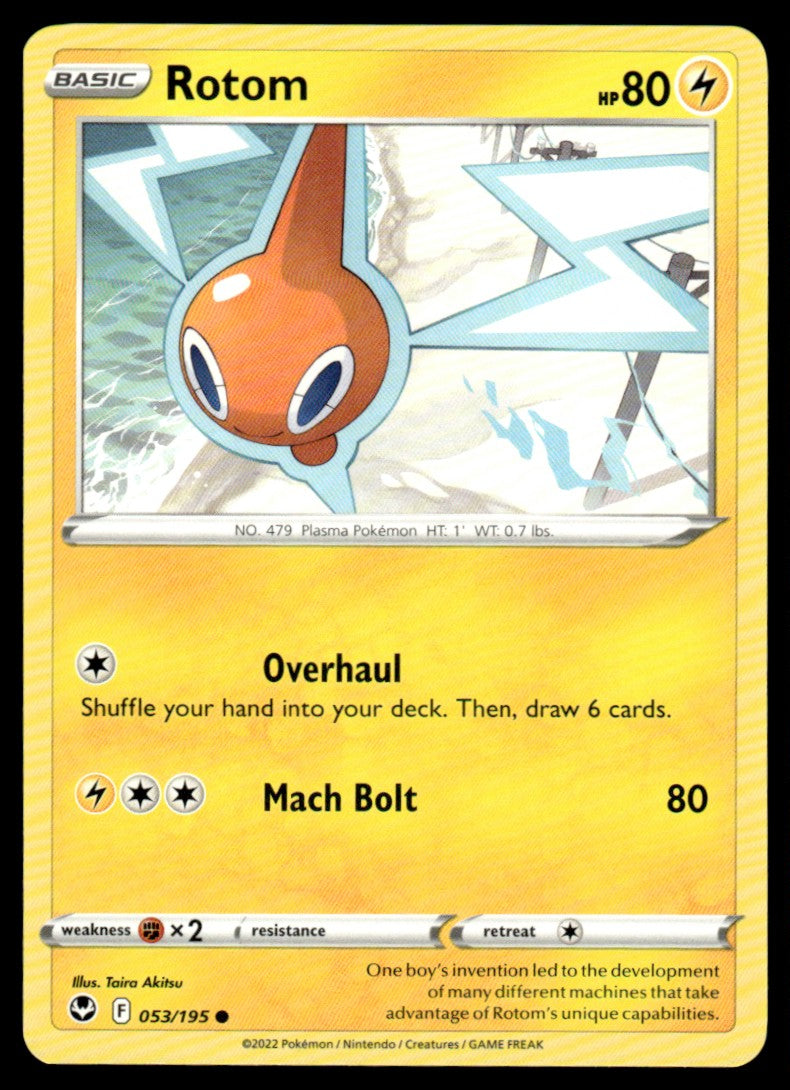 Rotom 053/195 Comun - Silver Tempest - Sword & Shield