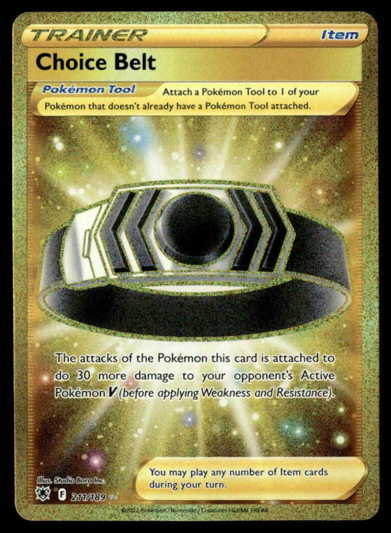 Choice Belt 211/189 - Astral Radiance - Sword & Shield