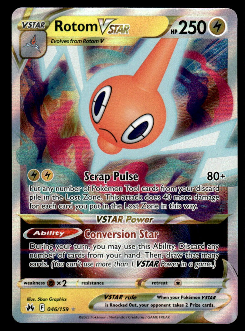 Rotom VSTAR 046/159 - Crown Zenith - Sword & Shield