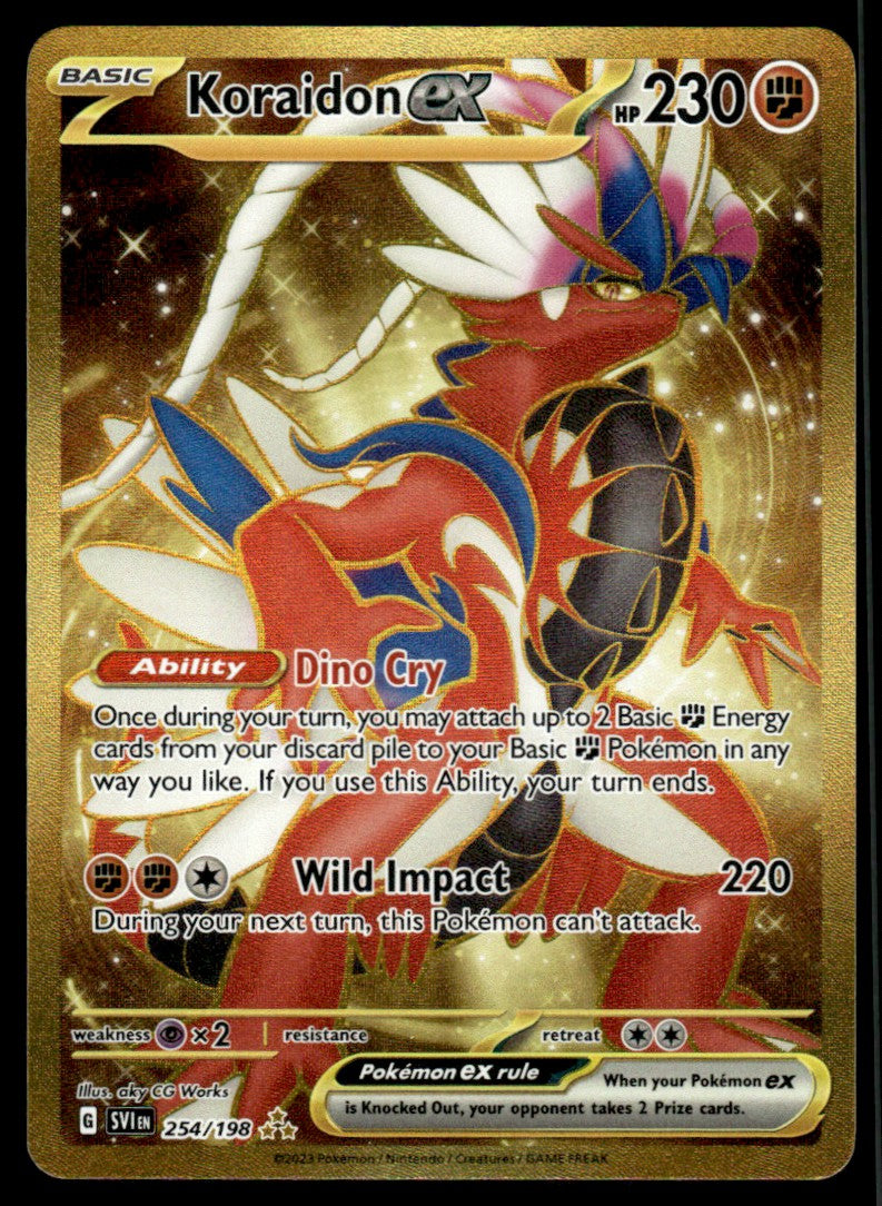Koraidon ex 254/198 - Scarlet & Violet Base Set - Scarlet & Violet