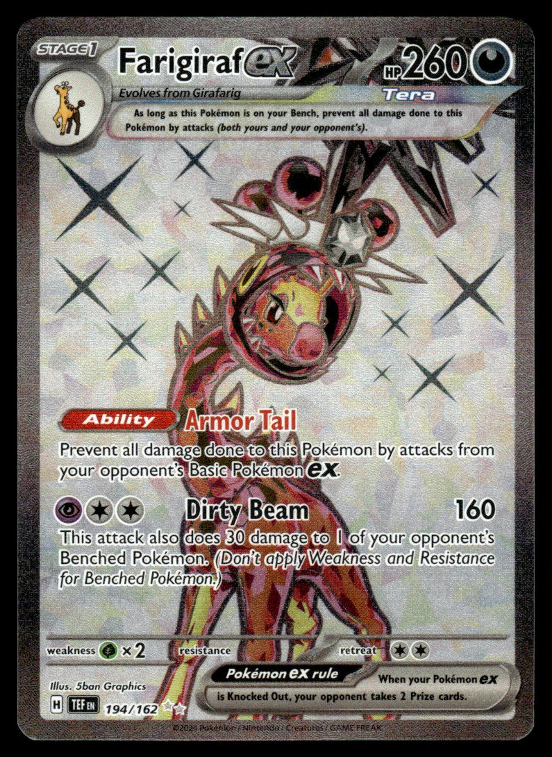 Farigiraf ex 194/162 - Temporal Forces - Scarlet & Violet