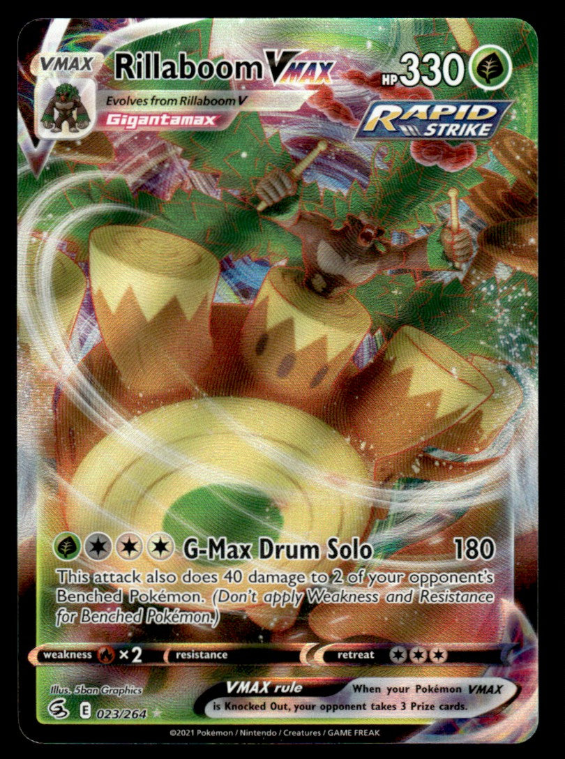 Rillaboom VMAX 023/264 - Fusion Strike - Sword & Shield