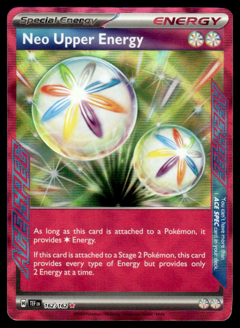 Neo Upper Energy 162/162 - Temporal Forces - Scarlet & Violet
