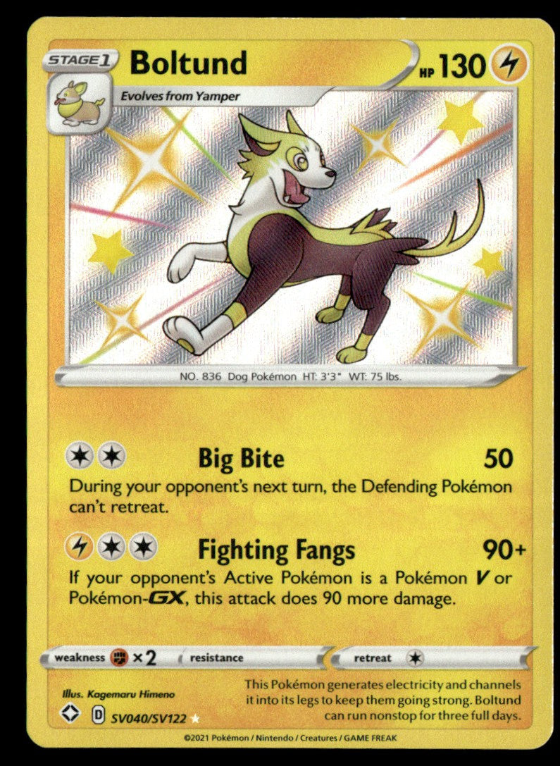 Boltund SV040/SV122 - Shining Fates - Sword & Shield