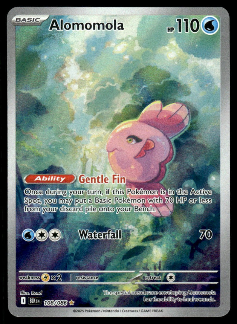 alomomola pokemon card Alomomola 108/086 - Black Bolt